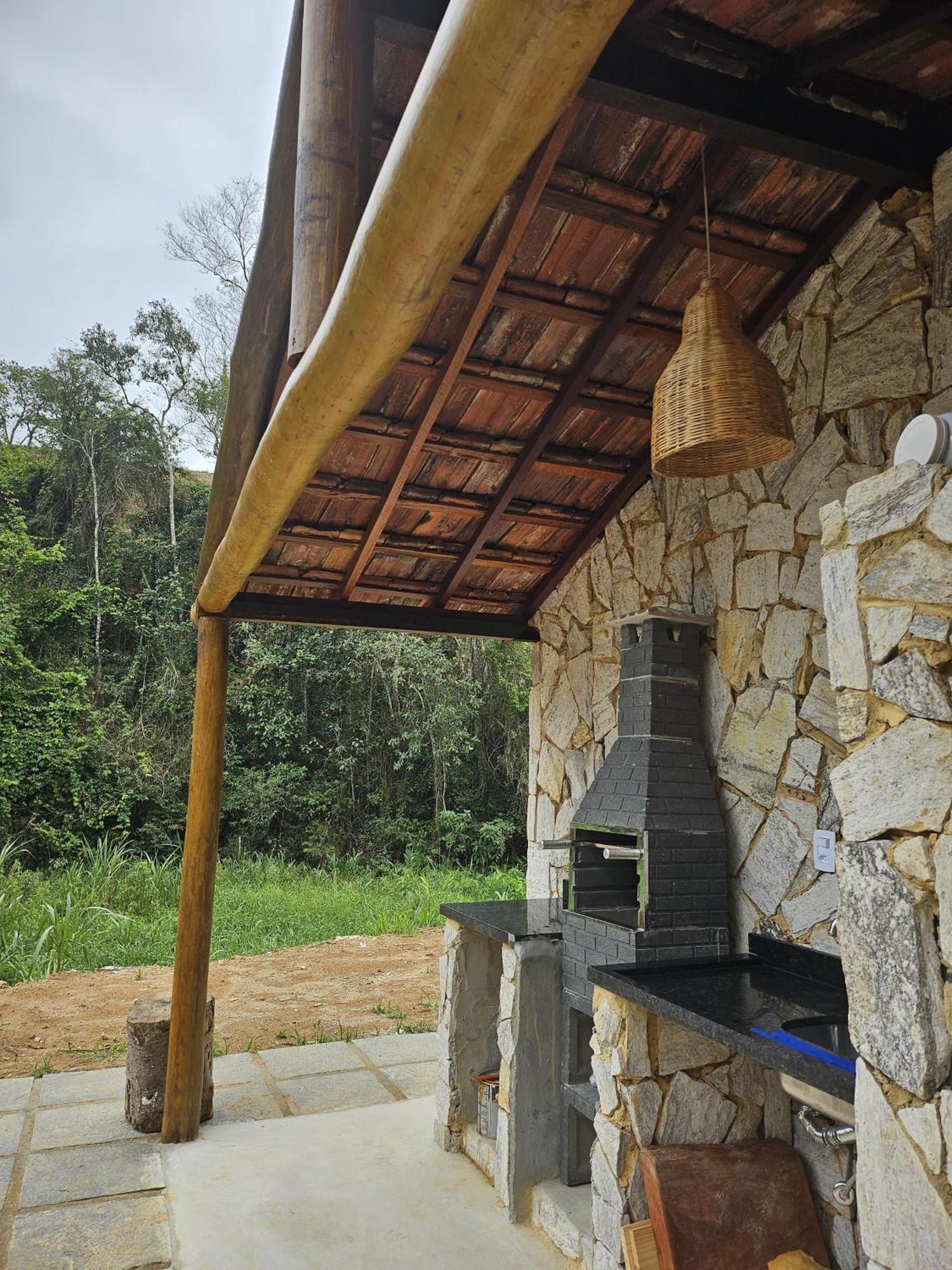 Casa Di Pedra Com Linda Vista Para Natureza - Miguel Pereira Dış mekan fotoğraf