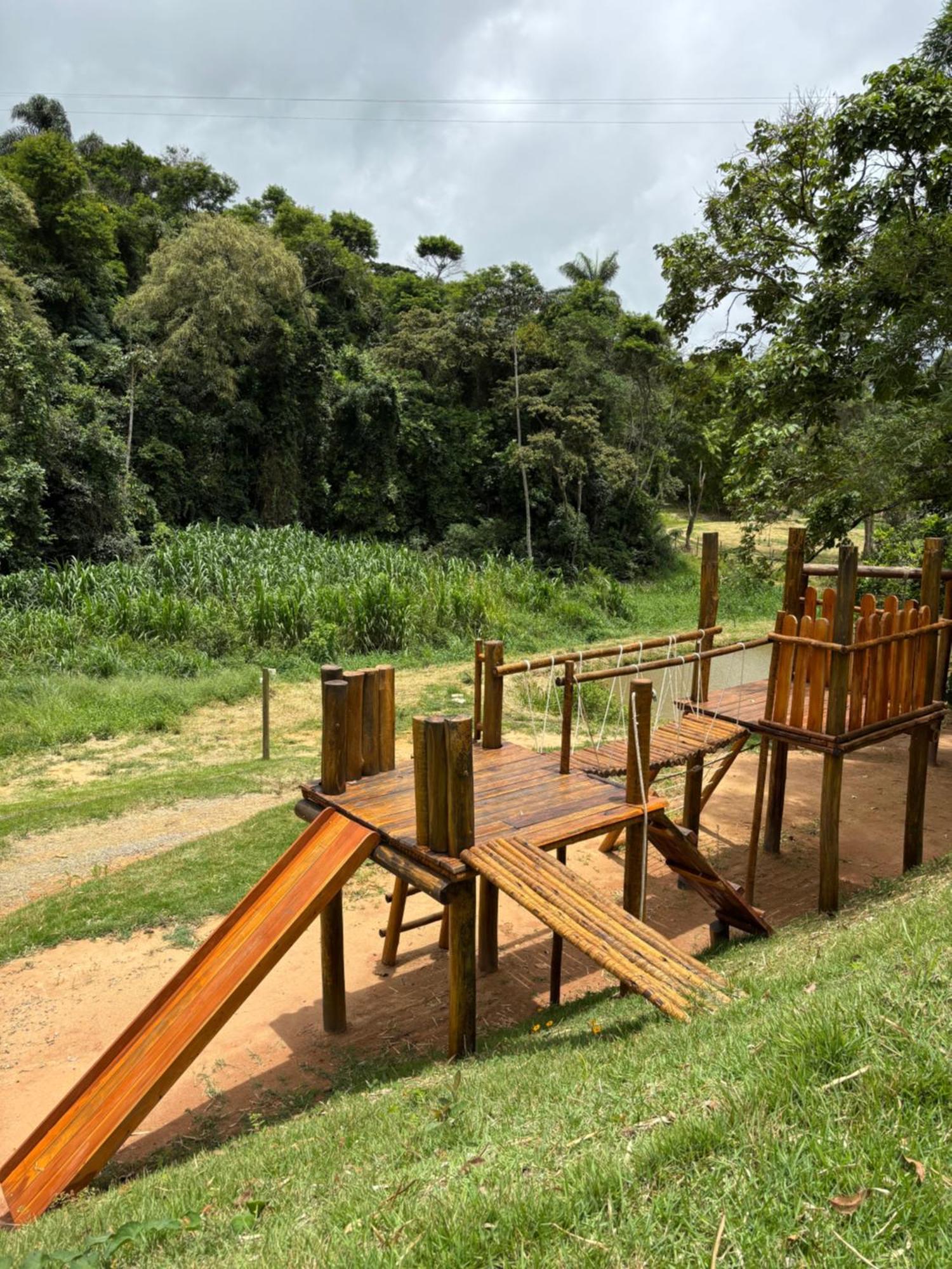Casa Di Pedra Com Linda Vista Para Natureza - Miguel Pereira Dış mekan fotoğraf